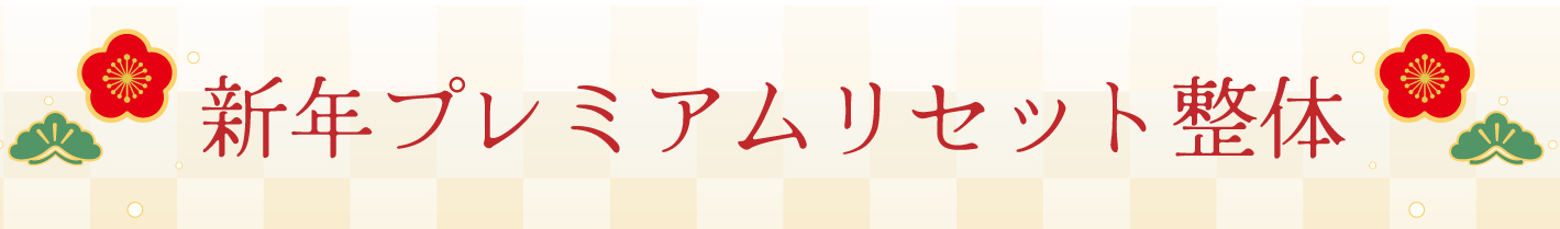 新年プレミアムリセット整体